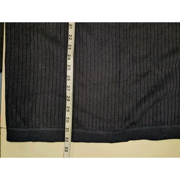 Eddie Bauer Sweater Vest Men’s Size XXL TALL Dark Blue V-Neck Preppy Church - Picture 5 of 10
